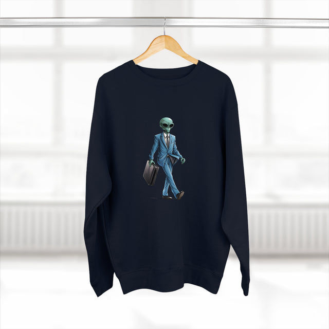 Galactic 9-to-5: The Astro Exec Premium Sweatshirt