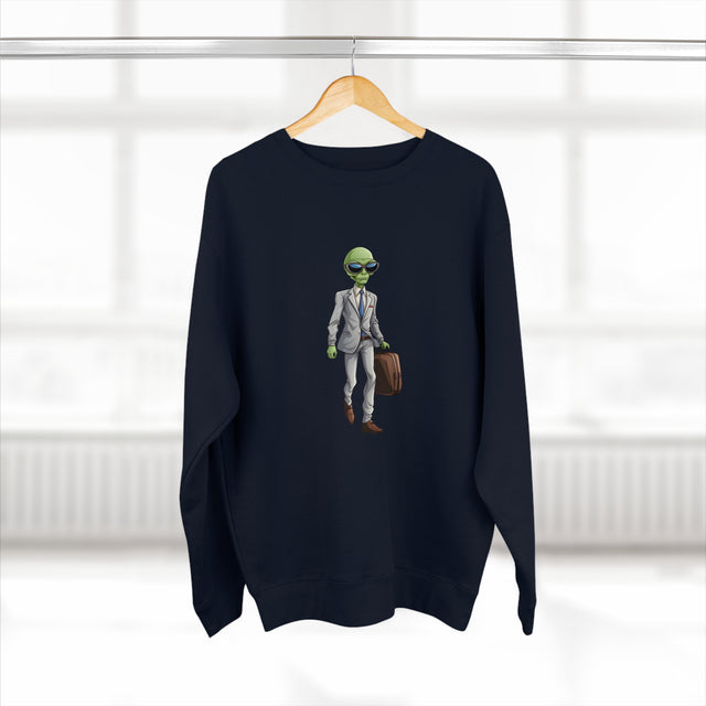 Galactic 9-to-5: The Cosmic Con Person Premium Sweatshirt