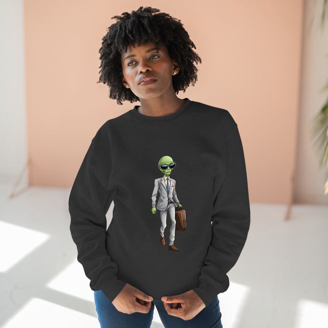 Galactic 9-to-5: The Cosmic Con Person Premium Sweatshirt