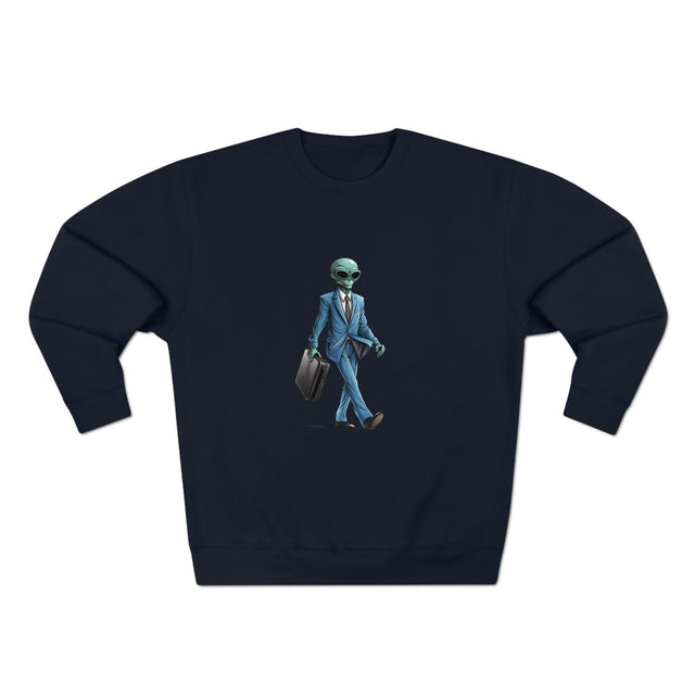 Galactic 9-to-5: The Astro Exec Premium Sweatshirt