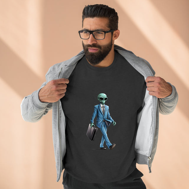 Galactic 9-to-5: The Astro Exec Premium Sweatshirt