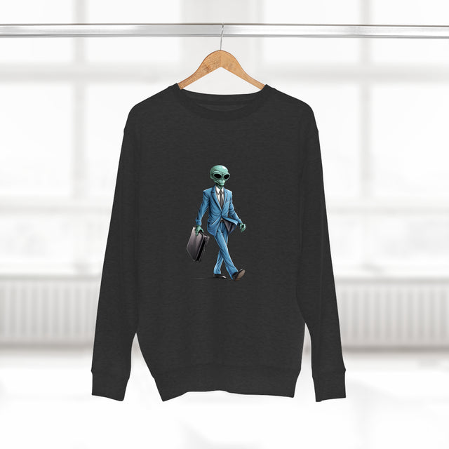 Galactic 9-to-5: The Astro Exec Premium Sweatshirt