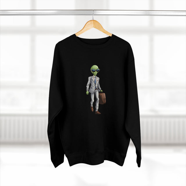 Galactic 9-to-5: The Cosmic Con Person Premium Sweatshirt