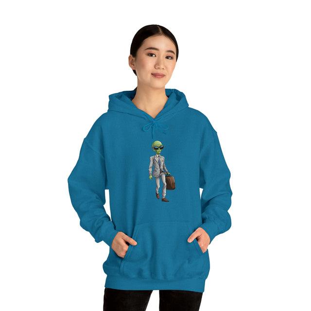 Galactic 9 to 5: The Cosmic Con Person Hoodie