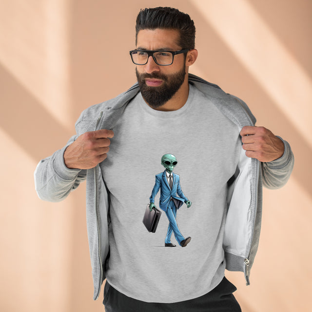 Galactic 9-to-5: The Astro Exec Premium Sweatshirt