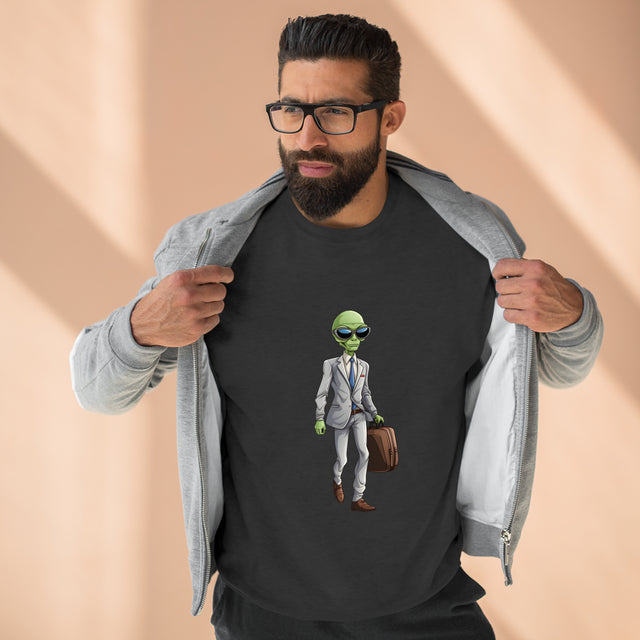 Galactic 9-to-5: The Cosmic Con Person Premium Sweatshirt