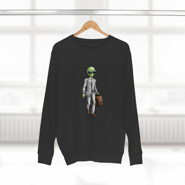 Galactic 9-to-5: The Cosmic Con Person Premium Sweatshirt