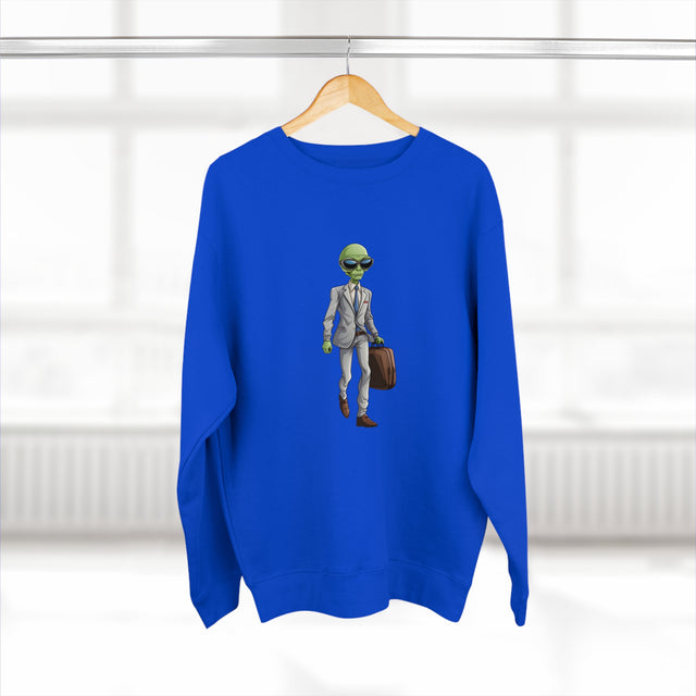 Galactic 9-to-5: The Cosmic Con Person Premium Sweatshirt