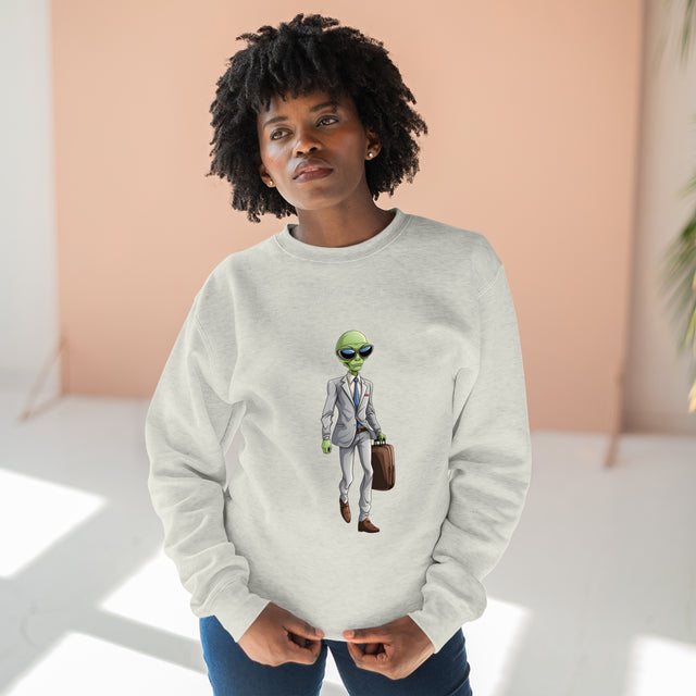 Galactic 9-to-5: The Cosmic Con Person Premium Sweatshirt