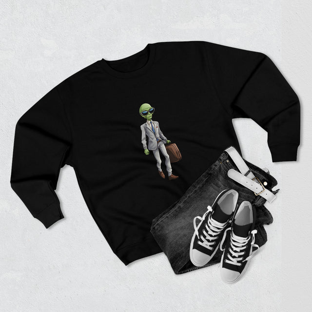 Galactic 9-to-5: The Cosmic Con Person Premium Sweatshirt