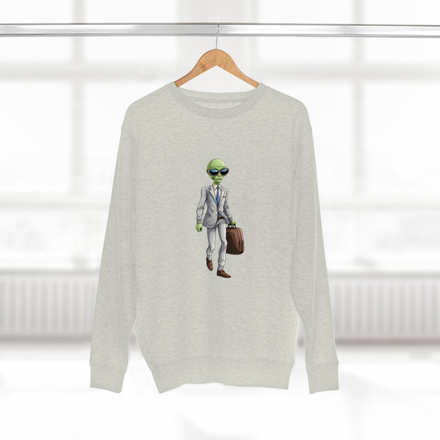 Galactic 9-to-5: The Cosmic Con Person Premium Sweatshirt