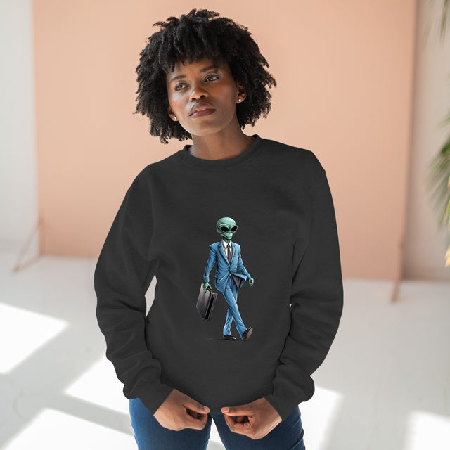 Galactic 9-to-5: The Astro Exec Premium Sweatshirt