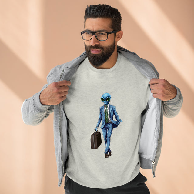 Galactic 9-to-5: Interstellar Scientist Premium Sweatshirt