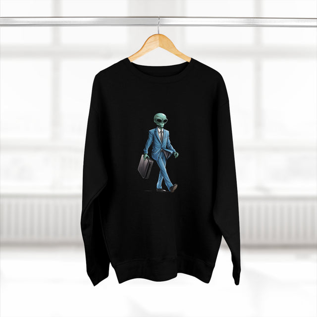 Galactic 9-to-5: The Astro Exec Premium Sweatshirt