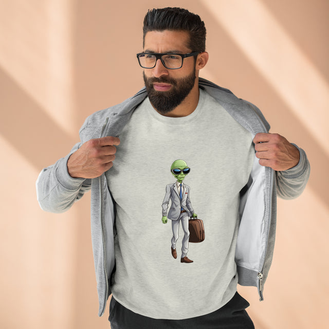 Galactic 9-to-5: The Cosmic Con Person Premium Sweatshirt